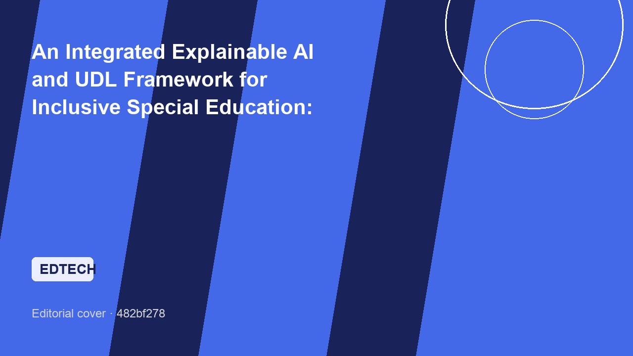 An Integrated Explainable AI and UDL Framework for Inclusive Special Education: What the Available Evidence Shows
